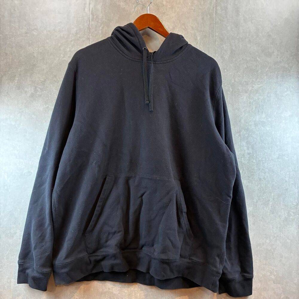 Tek-gear Men's Black and Navy Hoodie